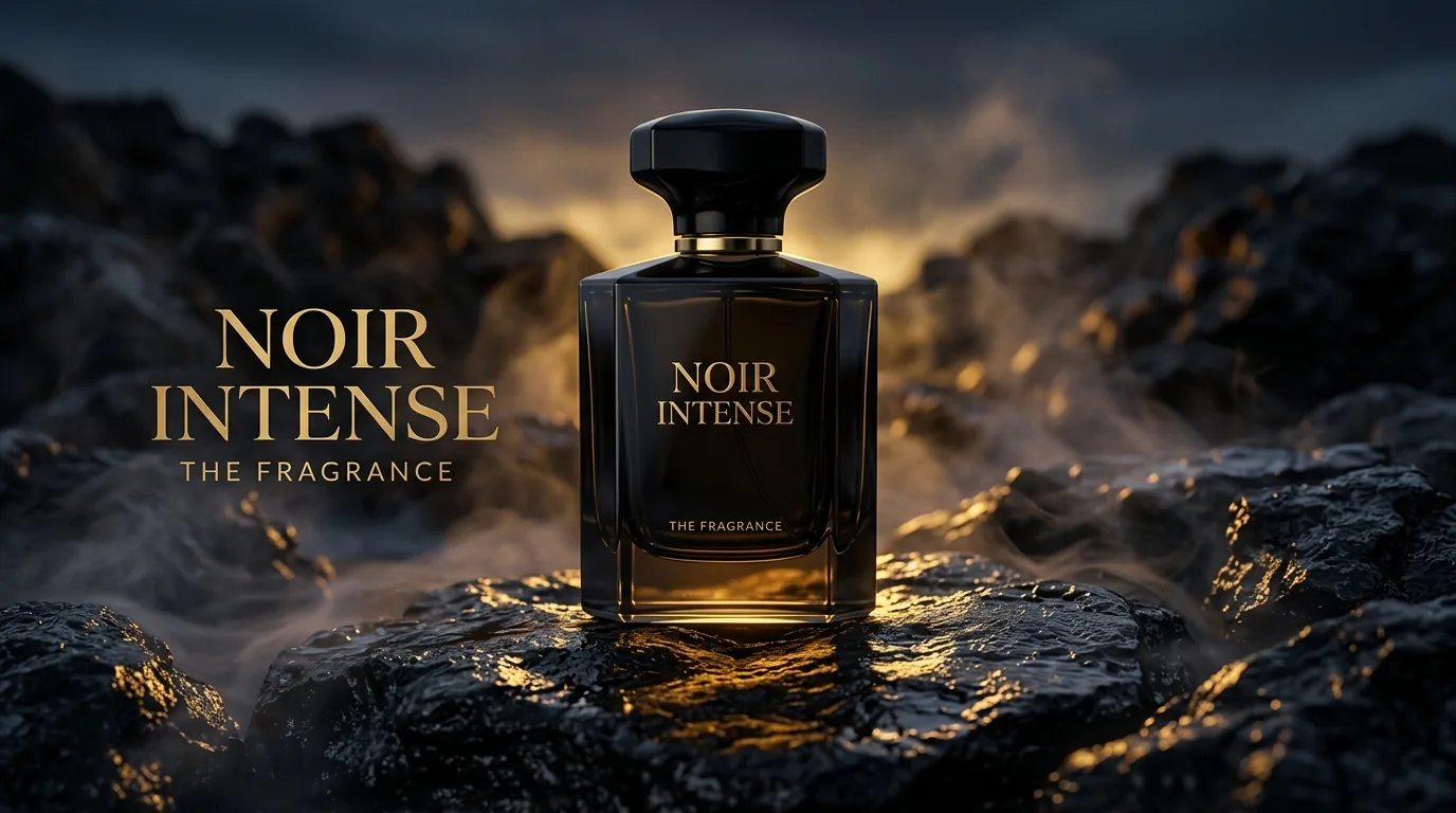 Noir Intense campaign on screen