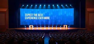 School auditorium LED wall