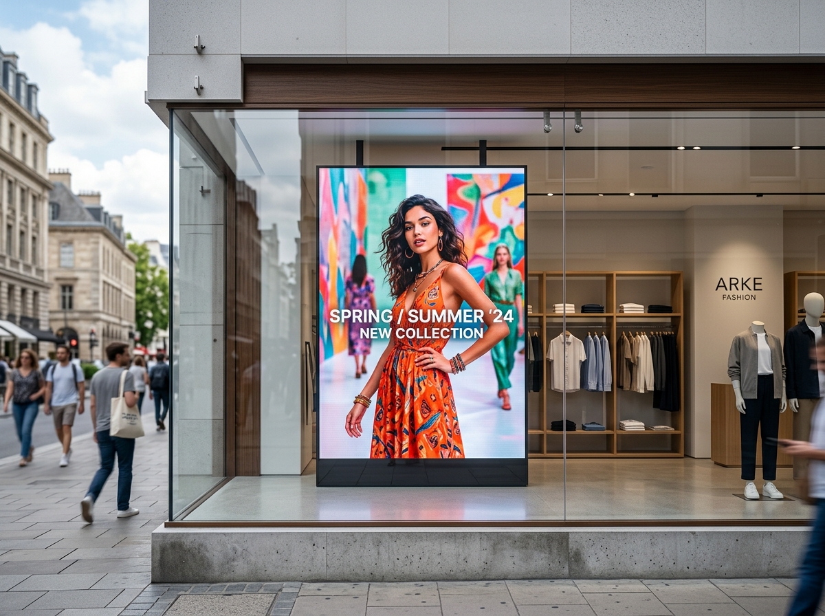 Dynamic LED Retail Window Display